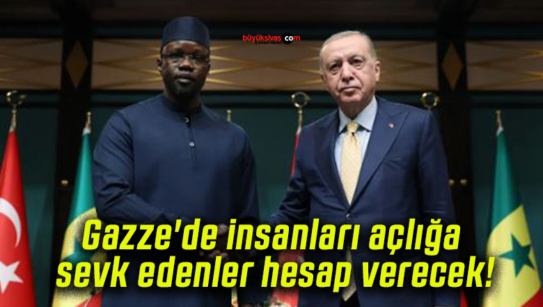 Gazze’de insanları açlığa sevk edenler hesap verecek!