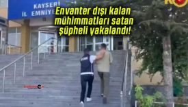 Envanter dışı kalan mühimmatları satan şüpheli yakalandı!