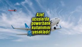 AJet uçuşlarda powerbank kullanımını yasakladı!