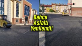 Danişment İlkokulu ve Ortaokulu’nda Bahçe Asfaltı Yenilendi!