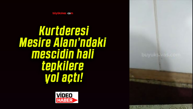 Kurtderesi Mesire Alanı’ndaki mescidin hali tepkilere yol açtı!