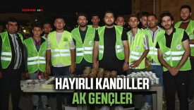 AK Parti Sivas Gençlik Kolları’ndan Mevlid Kandili Etkinliği