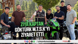 Sivasspor’un eski kaptanı Ziya Erdal’dan Sivas Göktürk Motosiklet Kulübü’ne anlamlı ziyaret