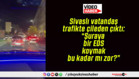 Sivaslı vatandaş trafikte çileden çıktı: “Şuraya bir EDS koymak bu kadar mı zor?”