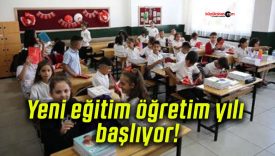 Yeni eğitim öğretim yılı başlıyor!