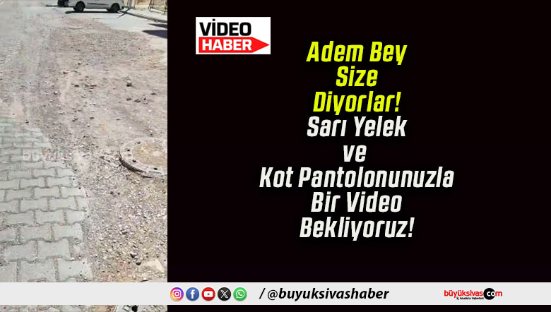 Danişment Gazi Mahallesi’nden Adem Uzun’a çağrı! Kaldırımlarımız yapılsın!