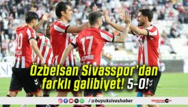 Özbelsan Sivasspor’dan farklı galibiyet! 5-0!
