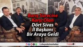 Sivas’ta dört partiden ortak basın açıklaması