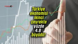 Türkiye ekonomisi ikinci çeyrekte yüzde 4.8 büyüdü!