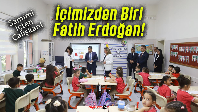 Sivas Millî Eğitim Müdürü Fatih Erdoğan’dan Fevzipaşa İlkokuluna ziyaret!