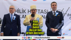 Yılın Ahisi Şahin Berçin’den örnek davranış! Hediyesini TSK Güçlendirme Vakfına bağışladı!