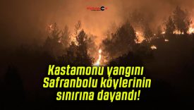 Kastamonu yangını Safranbolu köylerinin sınırına dayandı!