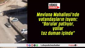 Mevlana Mahallesi’nde vatandaşların isyanı: “Borular patlıyor, yollar toz duman içinde”