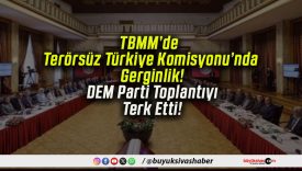 TBMM’de Terörsüz Türkiye Komisyonu’nda Gerginlik! DEM Parti Toplantıyı Terk Etti!
