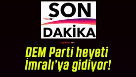 DEM Parti heyeti İmralı’ya gidiyor!