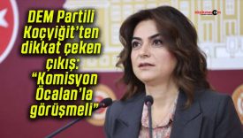 DEM Partili Koçyiğit’ten dikkat çeken çıkış: “Komisyon Öcalan’la görüşmeli”