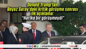 Donald Trump’tan Beyaz Saray’daki kritik görüşme sonrası ilk açıklama: “Harika bir görüşmeydi”