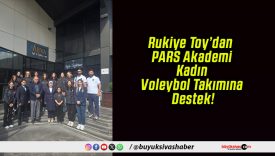 Rukiye Toy’dan PARS Akademi Kadın Voleybol Takımına Destek!