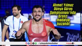 Ahmet Yılmaz Dünya Güreş Şampiyonası’nda bronz madalya kazandı!