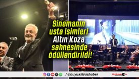 Sinemanın usta isimleri Altın Koza sahnesinde ödüllendirildi!