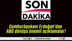 Cumhurbaşkanı Erdoğan’dan ABD dönüşü önemli açıklamalar!