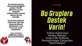 Sivasspor tribünlerinde siyah rüzgârı esecek!