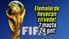 Elemelerde heyecan zirvede! 7 maçta 24 gol!