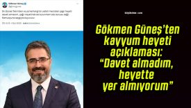 Gökmen Güneş’ten kayyum heyeti açıklaması: “Davet almadım, heyette yer almıyorum”