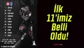 İlk 11’imiz Belli Oldu!