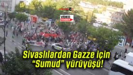 Sivaslılardan Gazze için “Sumud” yürüyüşü!