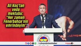 Ali Koç’tan veda mektubu: “Her zaman Fenerbahçe’nin emrindeyim”