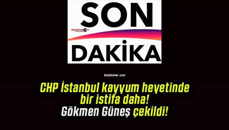 CHP İstanbul kayyum heyetinde bir istifa daha! Gökmen Güneş çekildi!
