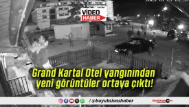 Grand Kartal Otel yangınından yeni görüntüler ortaya çıktı!