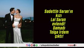 Sadettin Saran’ın kızı Lal Saran evlendi! Damadı Tolga İrdem çıktı!