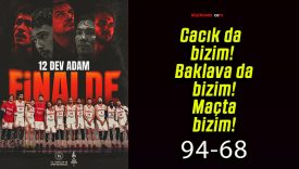 Cacık da bizim! Baklava da bizim! Maçta bizim!