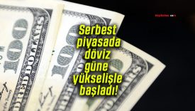 Serbest piyasada döviz güne yükselişle başladı!