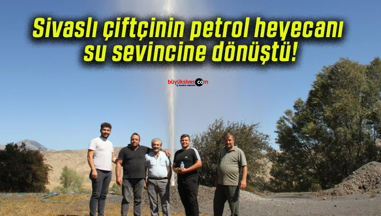 Sivaslı çiftçinin petrol heyecanı su sevincine dönüştü!