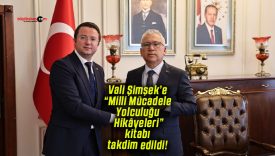 Vali Şimşek’e “Milli Mücadele Yolculuğu Hikâyeleri” kitabı takdim edildi!