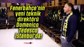 Fenerbahçe’nin yeni teknik direktörü Domenico Tedesco İstanbul’da!