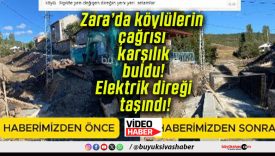 Zara’da köylülerin çağrısı karşılık buldu! Elektrik direği taşındı!