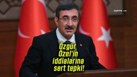 Cevdet Yılmaz’dan Özgür Özel’in iddialarına sert tepki!