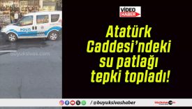 Atatürk Caddesi’ndeki su patlağı tepki topladı!