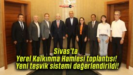 Sivas’ta Yerel Kalkınma Hamlesi toplantısı! Yeni teşvik sistemi değerlendirildi!