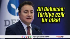 Ali Babacan: Türkiye ezik bir ülke!