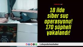 18 ilde siber suç operasyonu! 170 şüpheli yakalandı!