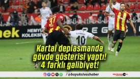 Kartal deplasmanda gövde gösterisi yaptı! 4 farklı galibiyet!