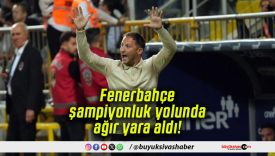 Fenerbahçe şampiyonluk yolunda ağır yara aldı!