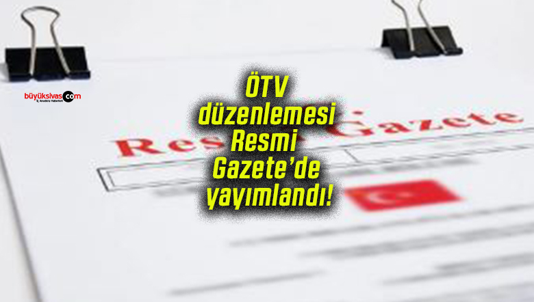 Yat, tekne ve gemilere ÖTV düzenlemesi Resmi Gazete’de yayımlandı!