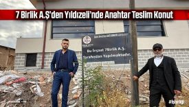 7 Birlik A.Ş’den Yıldızeli’nde Anahtar Teslim Konut