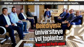 Sivas Cumhuriyet Üniversitesi’nde yeni hastaneye bağlantı yolları masaya yatırıldı